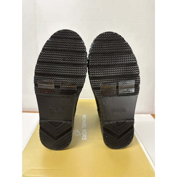 MICHAEL Michael Kors Women's Mac Rain Bootie Black Booties Rubber Size 6M - Picture 6 of 6